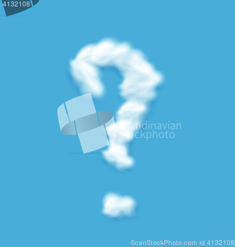 Image of Question Mark Shaped Cloud