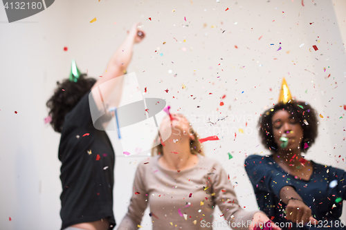 Image of confetti party