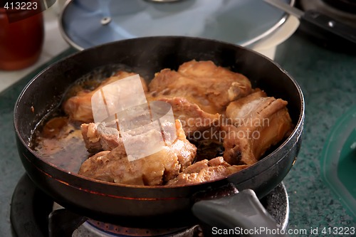 Image of Meat cooking