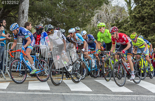 Image of The Peloton in Barcelona - Tour de Catalunya 2016