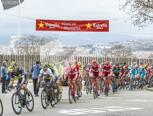 Image of The Peloton in Barcelona - Tour de Catalunya 2016