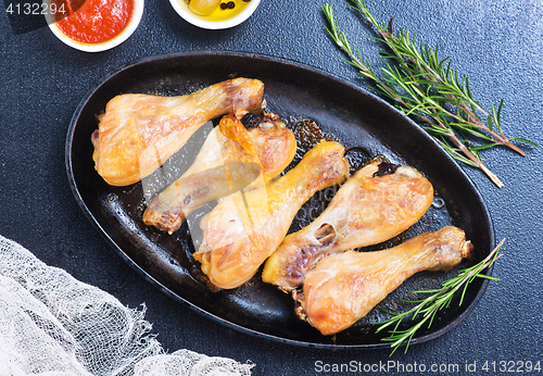 Image of fried chicken legs