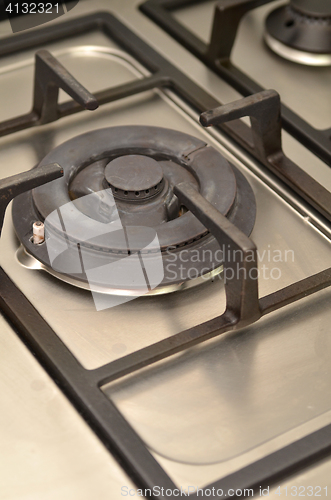 Image of Close up image of the gas stove