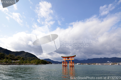 Image of Floating Torii gate of Itsukushima Shrine, Japan