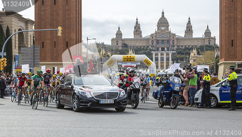 Image of The Peloton in Barcelona - Tour de Catalunya 2016