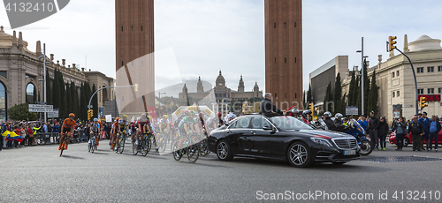 Image of The Peloton in Barcelona - Tour de Catalunya 2016