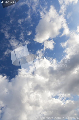 Image of clouds in the sky
