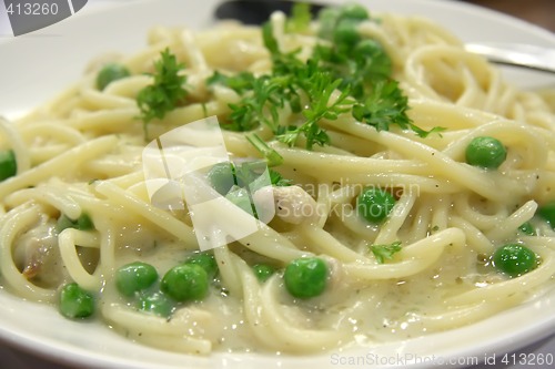 Image of Pasta with peas