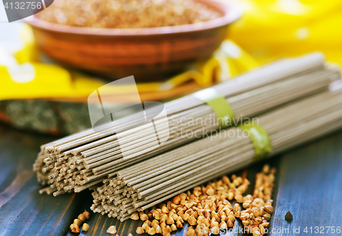 Image of buckwheat noodles 