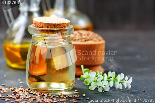 Image of flax seed and oil