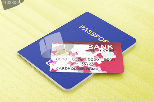 Image of Passport and credit card