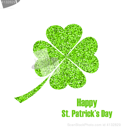 Image of Shiny Twinkle Clover for St. Patricks Day