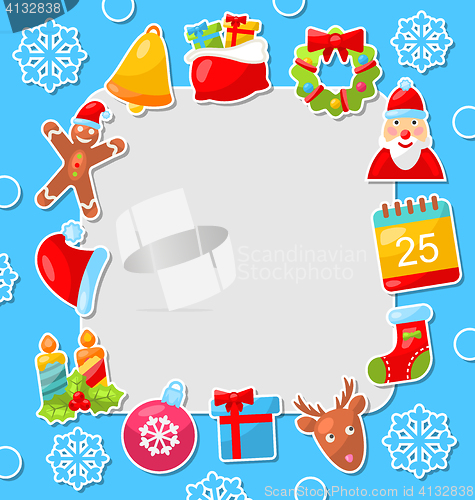 Image of Merry Christmas Celebration Card