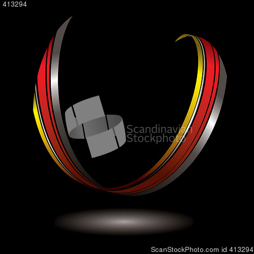 Image of horseshoe ribbon