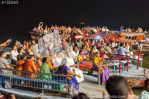 Image of Ganges Aarti ceremony, Varanasi