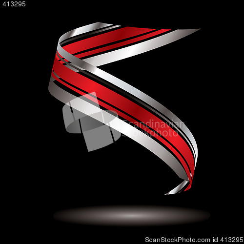 Image of logo swirl silver