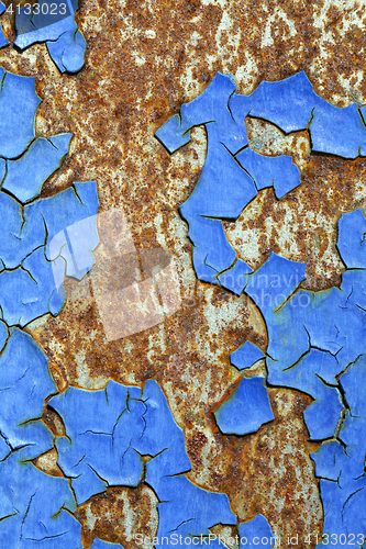 Image of Rust and paint texture