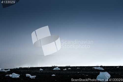 Image of Icebergs at glacier lagoon 