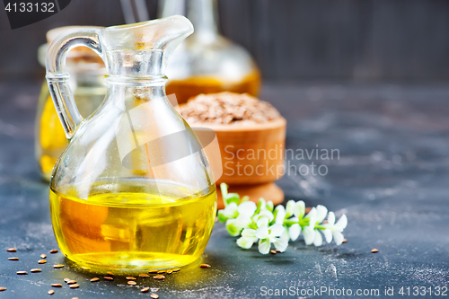 Image of flax seed and oil