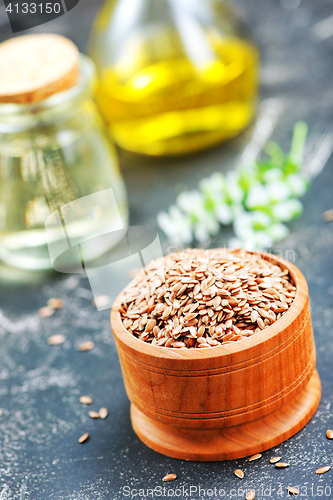 Image of flax seed and oil