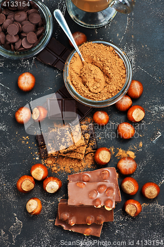Image of cocoa and chocolate