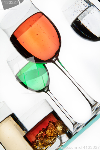 Image of Glasses And Liquids