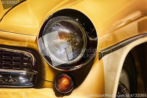 Image of Fragment of Retro Car