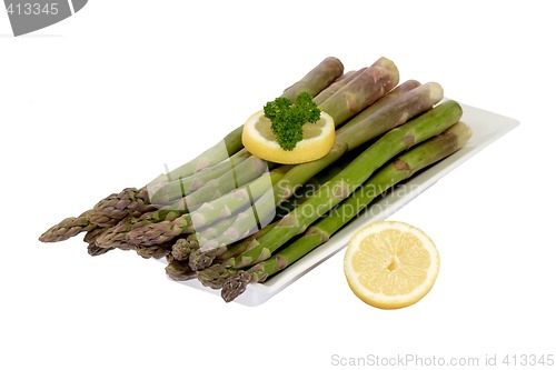 Image of Asparagus with lemon