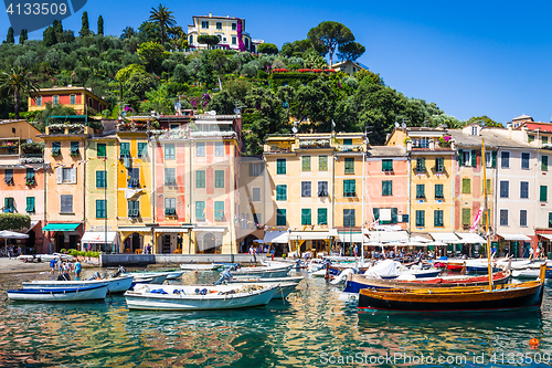 Image of Portofino, Italy - Summer 2016 - view from the sea