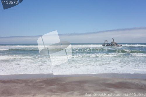 Image of shipwreck on Skeleton coast