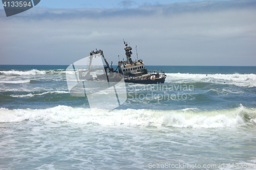 Image of shipwreck on Skeleton coast