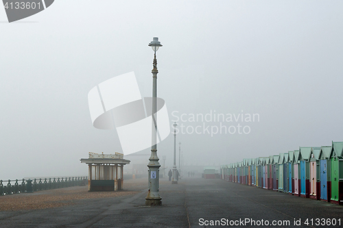 Image of Hove Promenade in Fog