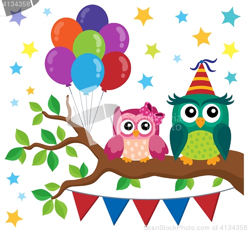 Image of Party owls theme image 6