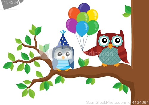 Image of Party owls theme image 5