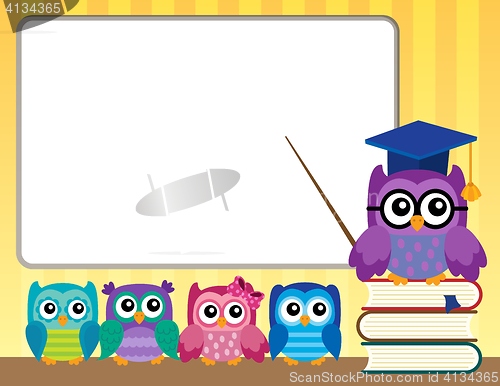 Image of Owl teacher and owlets theme image 9