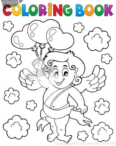 Image of Coloring book with Cupid 6