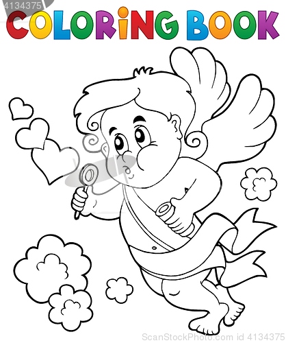 Image of Coloring book with Cupid 8