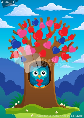 Image of Valentine tree theme image 2