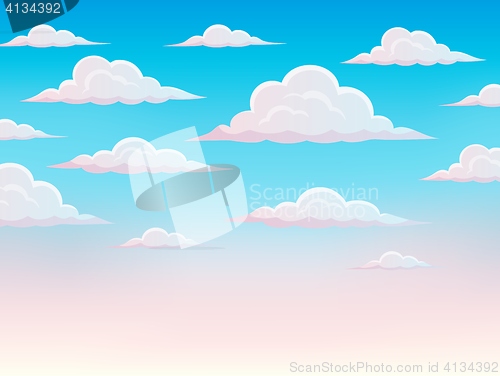 Image of Pink sky theme background 1
