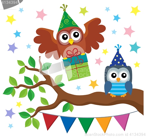 Image of Party owls theme image 3