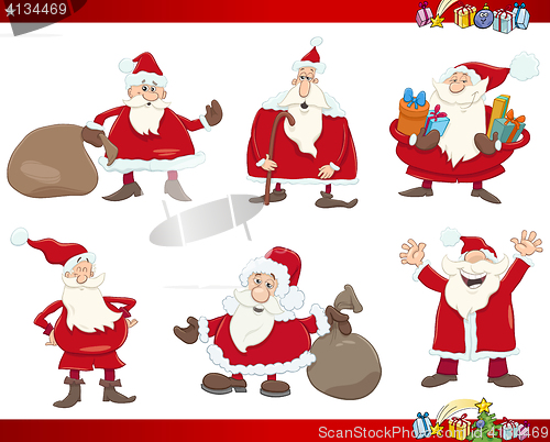 Image of santa on christmas set