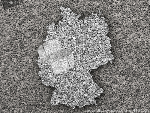 Image of Textured map of Germany,