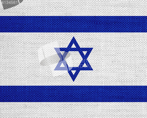 Image of Textured flag of Israel