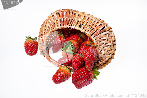 Image of Basket With Strawberries