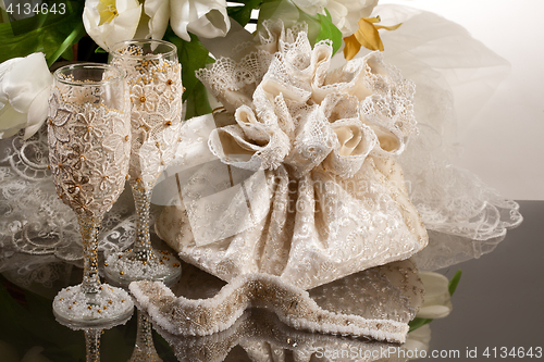 Image of Bag For Gift On A Glass