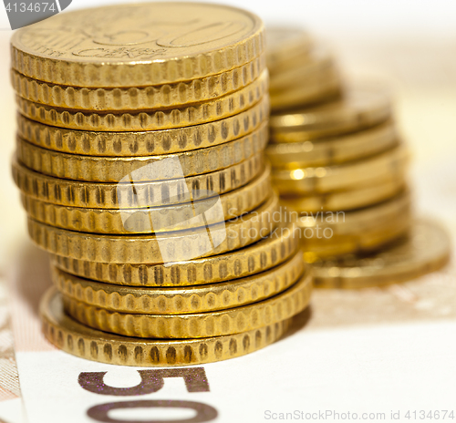 Image of Euro photographed close up