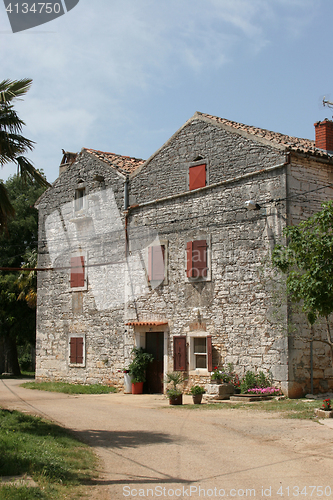 Image of A typical little old village in the Istria, Croatia