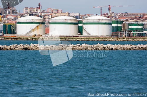 Image of industry business petrol refinery