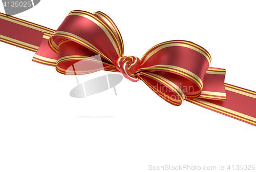 Image of Red ribbon and bow