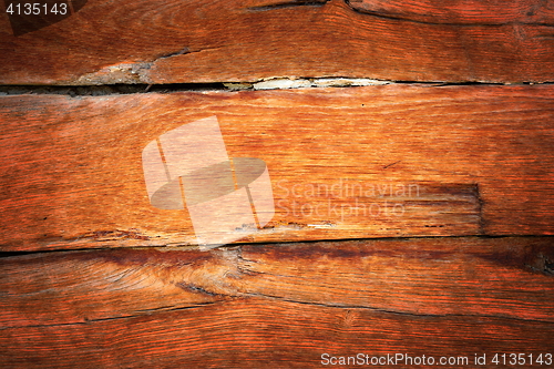 Image of detail of oak wood vintage wall
